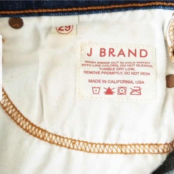 J Brand Denim Jeans Mid Rise Straight Leg - Picture 3 of 3
